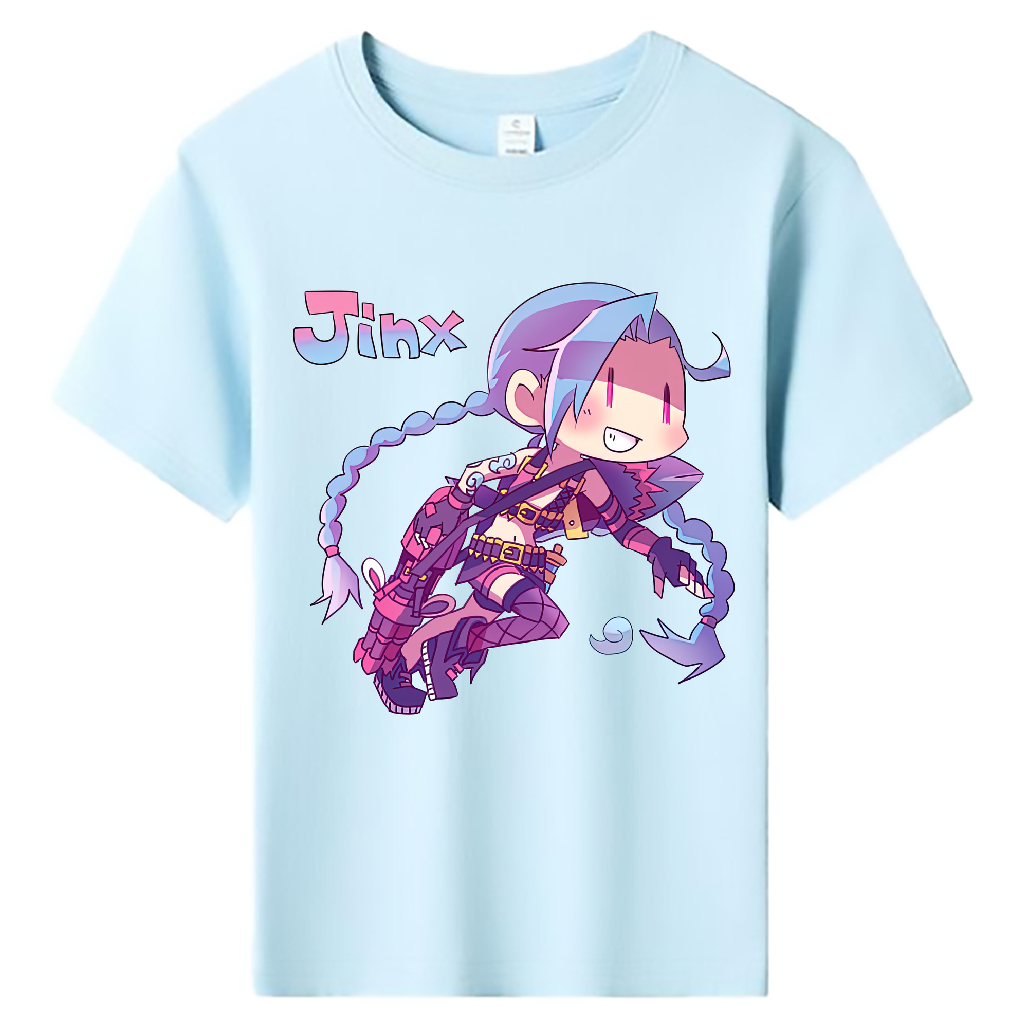 （画像用） リーグ・オブ・レジェンド League of Legends LOL 綿100％キッズTシャツ（フロントプリント）